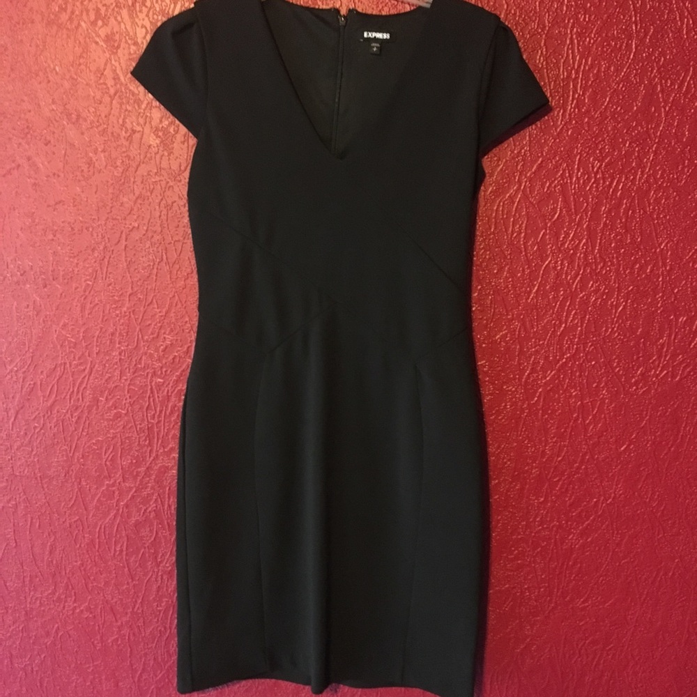 EXPRESS Cap Sleeve Career Dress Sz S